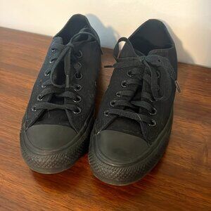Converse Chuck Taylor All Star Black monochrome women's size 6.5
